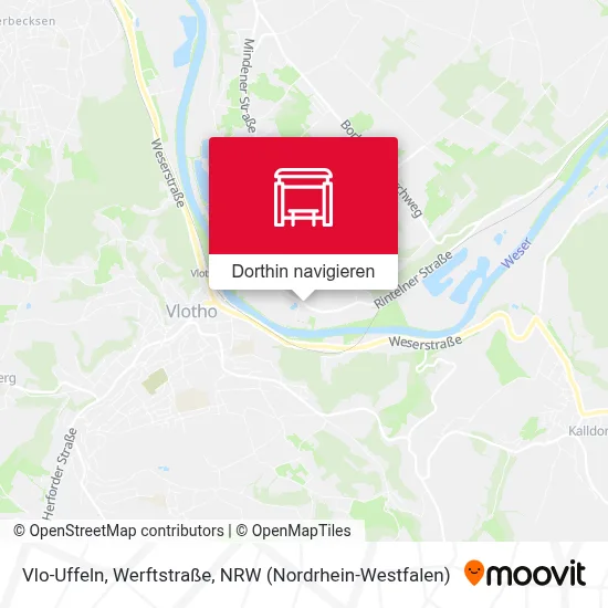 Vlo-Uffeln, Werftstraße Karte