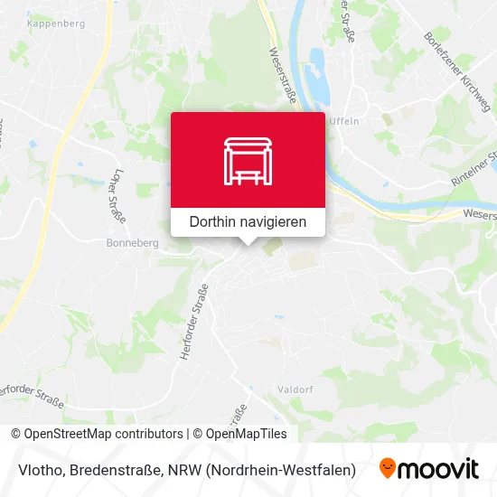 Vlotho, Bredenstraße Karte