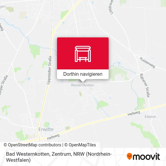 Bad Westernkotten, Zentrum Karte
