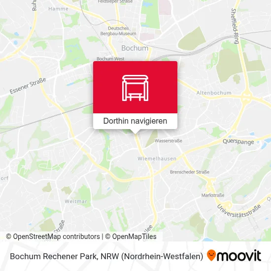 Bochum Rechener Park Karte
