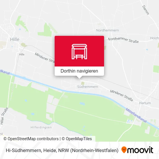 Hi-Südhemmern, Heide Karte