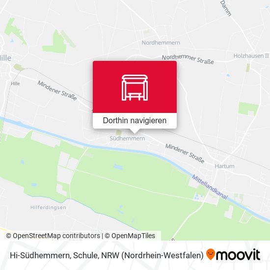 Hi-Südhemmern, Schule Karte
