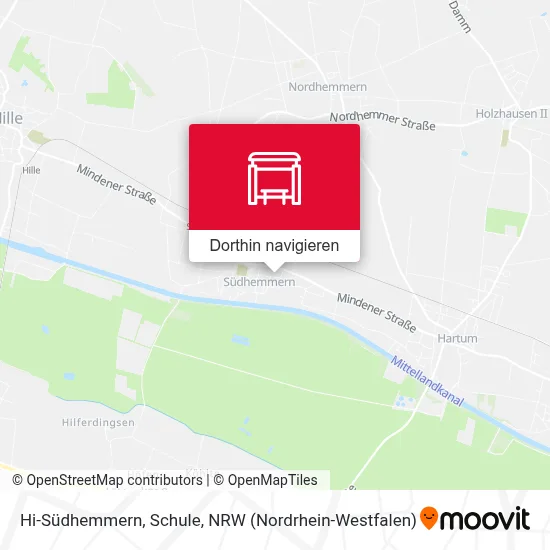 Hi-Südhemmern, Schule Karte