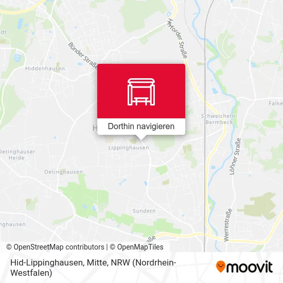 Hid-Lippinghausen, Mitte Karte