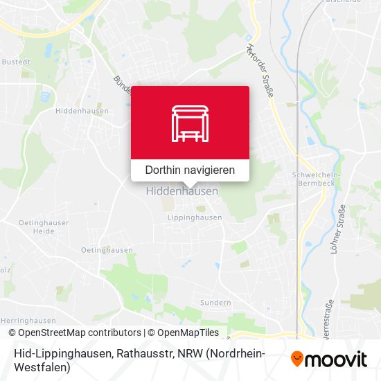 Hid-Lippinghausen, Rathausstr Karte