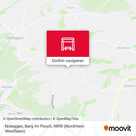 Nideggen, Berg Im Pesch Karte