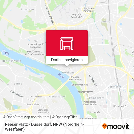 Reeser Platz - Düsseldorf Karte