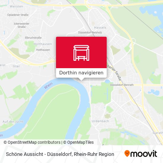 Schöne Aussicht - Düsseldorf Karte