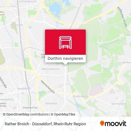 Rather Broich - Düsseldorf Karte