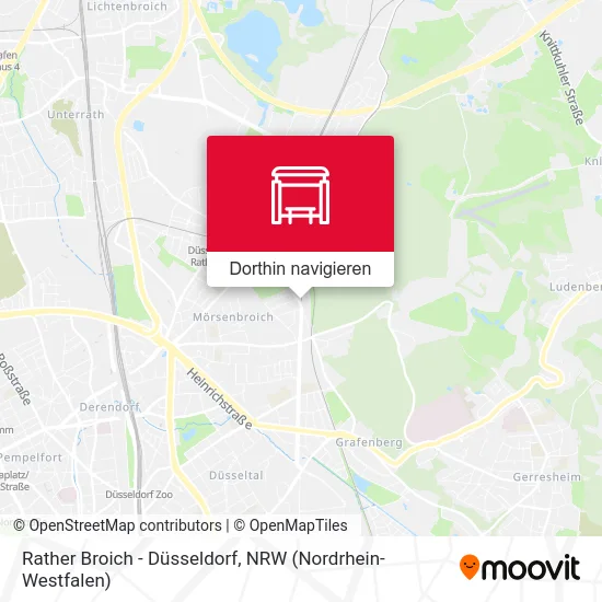 Rather Broich - Düsseldorf Karte