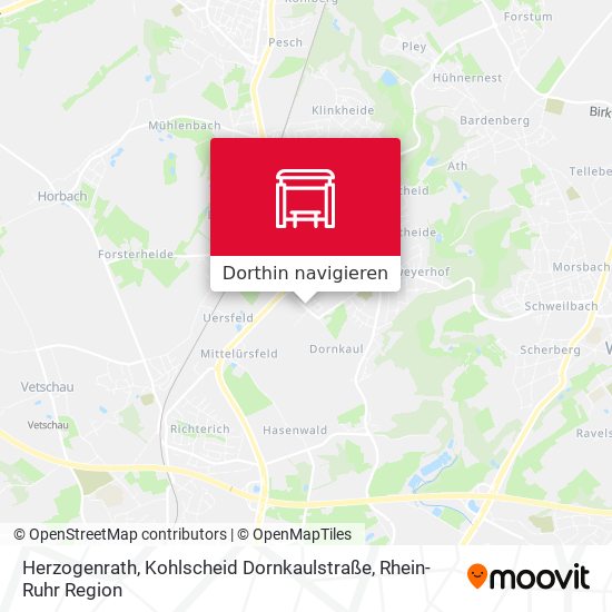 Herzogenrath, Kohlscheid Dornkaulstraße Karte