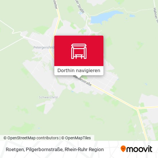 Roetgen, Pilgerbornstraße Karte