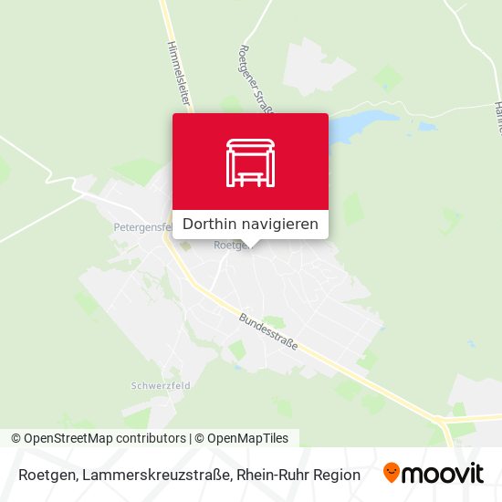 Roetgen, Lammerskreuzstraße Karte