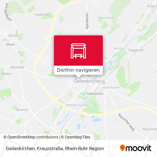 Geilenkirchen, Kreuzstraße Karte