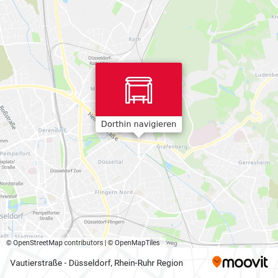 Vautierstraße - Düsseldorf Karte
