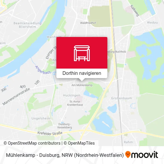Mühlenkamp - Duisburg Karte