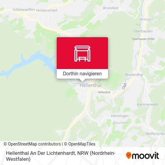 Hellenthal An Der Lichtenhardt Karte