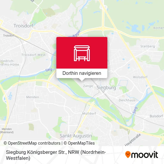 Siegburg Königsberger Str. Karte