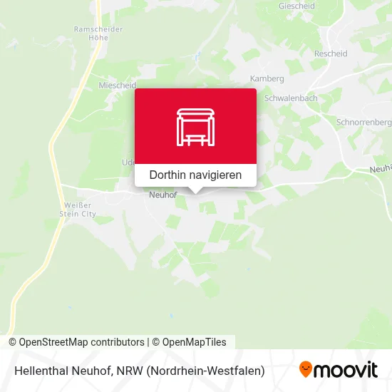 Hellenthal Neuhof Karte