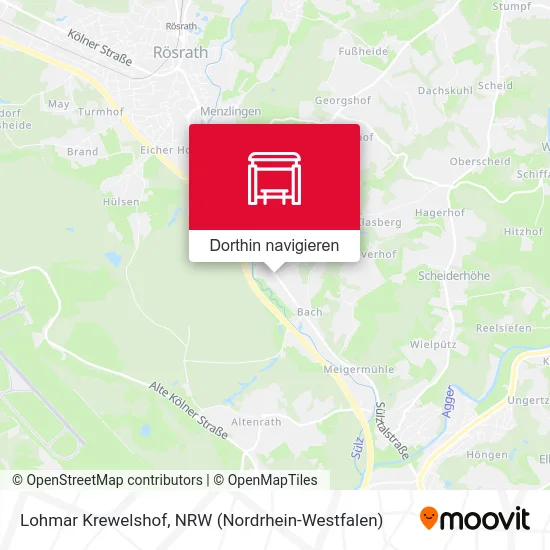 Lohmar Krewelshof Karte