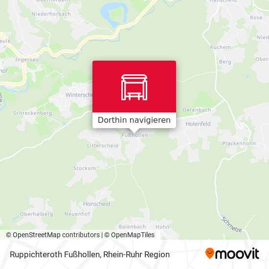 Ruppichteroth Fußhollen Karte