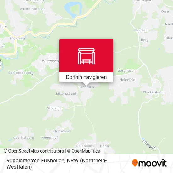 Ruppichteroth Fußhollen Karte