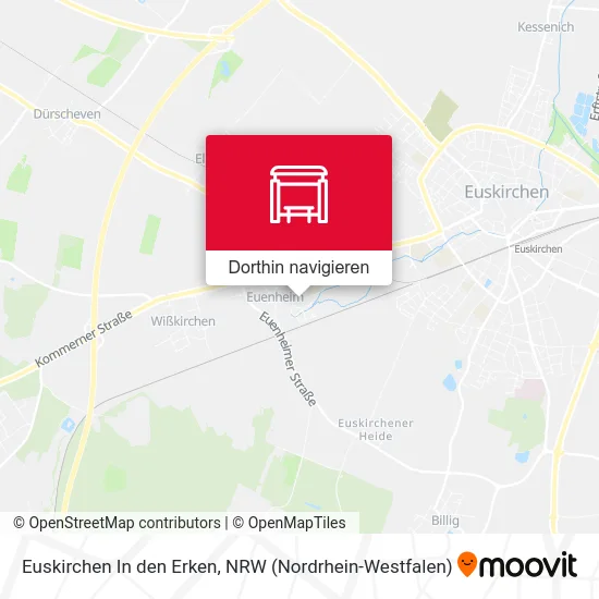 Euskirchen In den Erken Karte