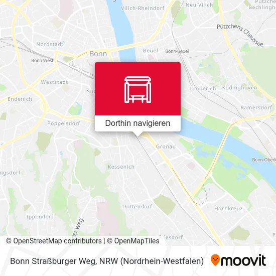 Bonn Straßburger Weg Karte