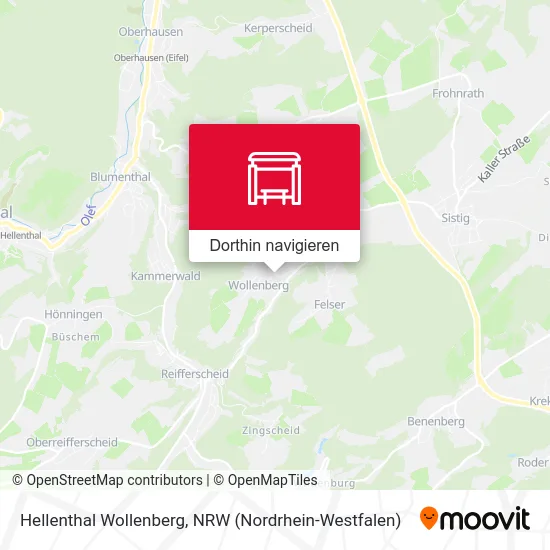 Hellenthal Wollenberg Karte