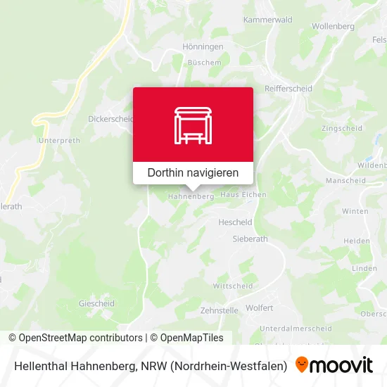 Hellenthal Hahnenberg Karte