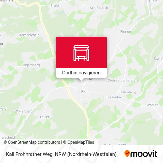 Kall Frohnrather Weg Karte