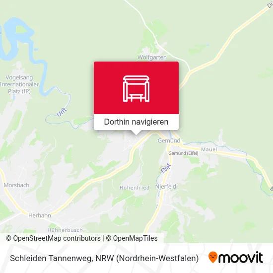 Schleiden Tannenweg Karte