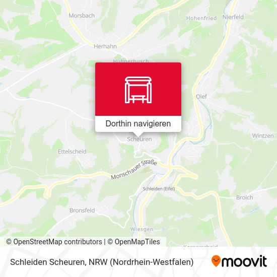 Schleiden Scheuren Karte