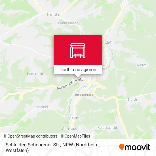 Schleiden Scheurener Str. Karte