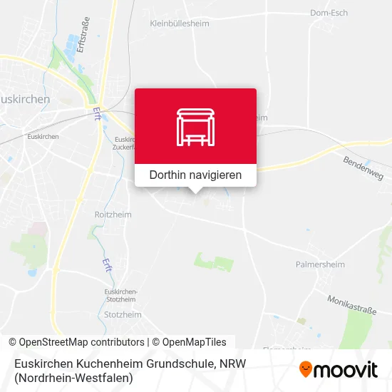 Euskirchen Kuchenheim Grundschule Karte