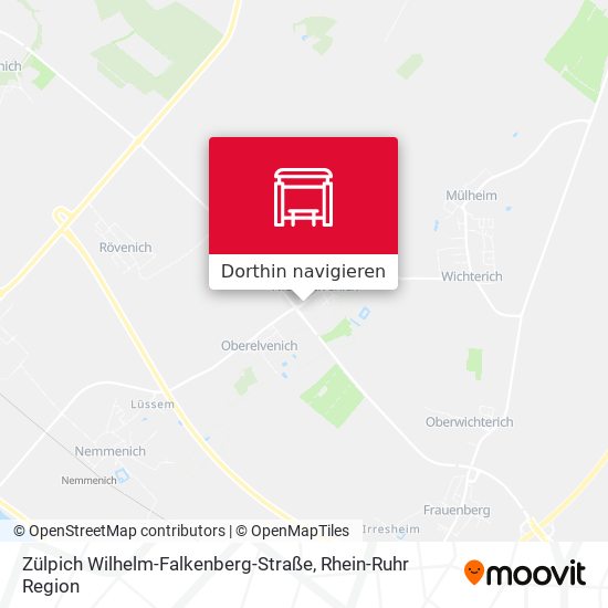 Zülpich Wilhelm-Falkenberg-Straße Karte