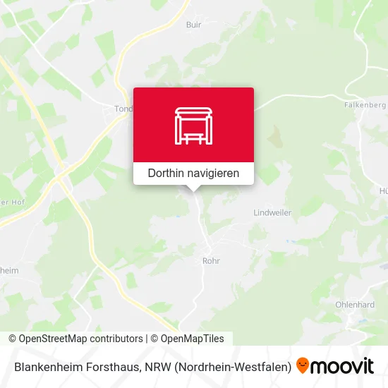 Blankenheim Forsthaus Karte