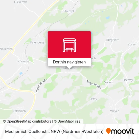 Mechernich Quellenstr. Karte