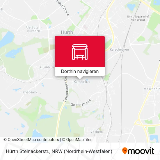 Hürth Steinackerstr. Karte