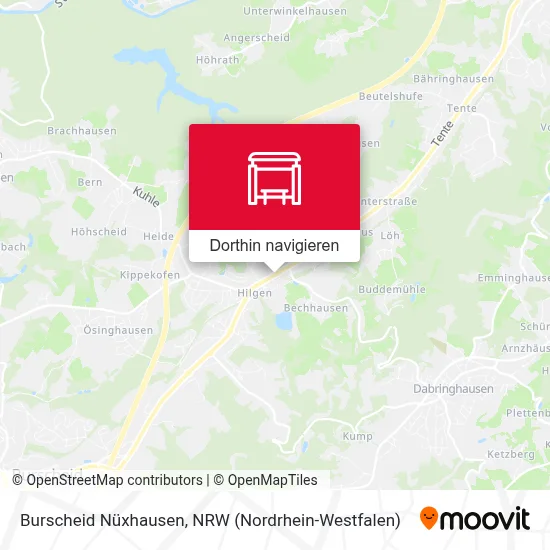 Burscheid Nüxhausen Karte