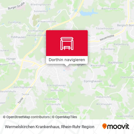 Wermelskirchen Krankenhaus Karte