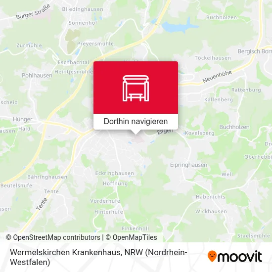 Wermelskirchen Krankenhaus Karte