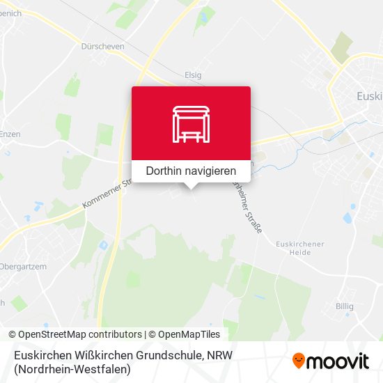Euskirchen Wißkirchen Grundschule Karte