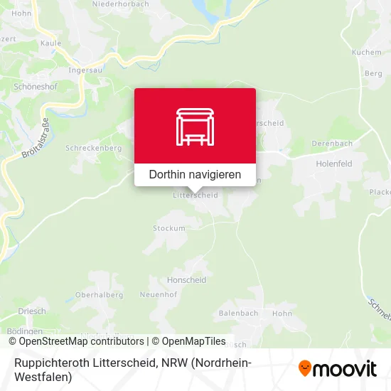 Ruppichteroth Litterscheid Karte