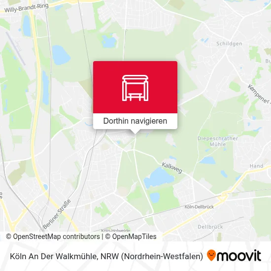 Köln An Der Walkmühle Karte