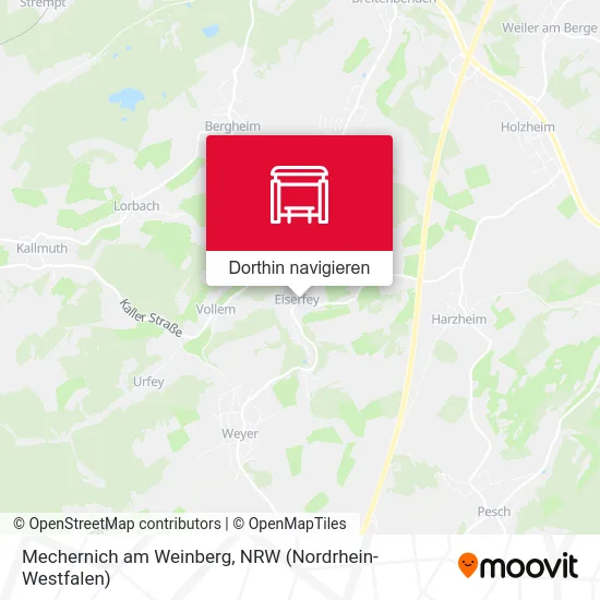 Mechernich am Weinberg Karte