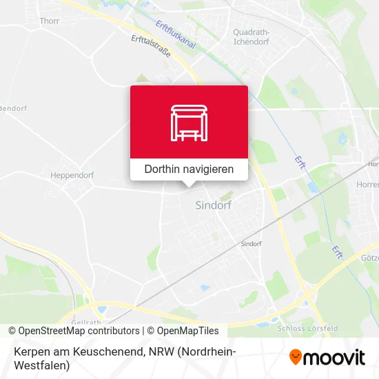 Kerpen am Keuschenend Karte