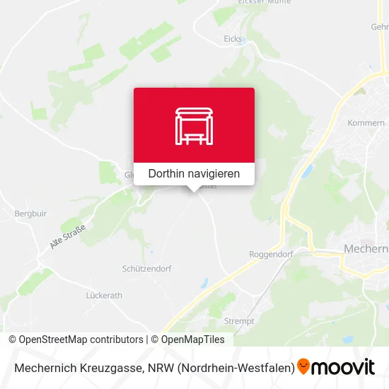 Mechernich Kreuzgasse Karte