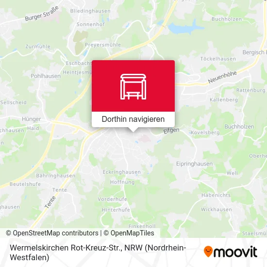 Wermelskirchen Rot-Kreuz-Str. Karte