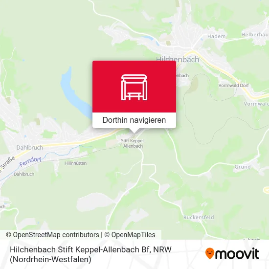 Hilchenbach Stift Keppel-Allenbach Bf Karte